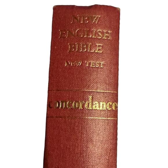 Zondervan New English Bible 1964 VTG New Testament Concordance Hardcover Church - Picture 2 of 9